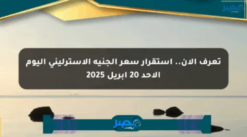 تعرف الآن.. استقرار سعر الجنيه الاسترليني اليوم الأحد 20 أبريل 2025